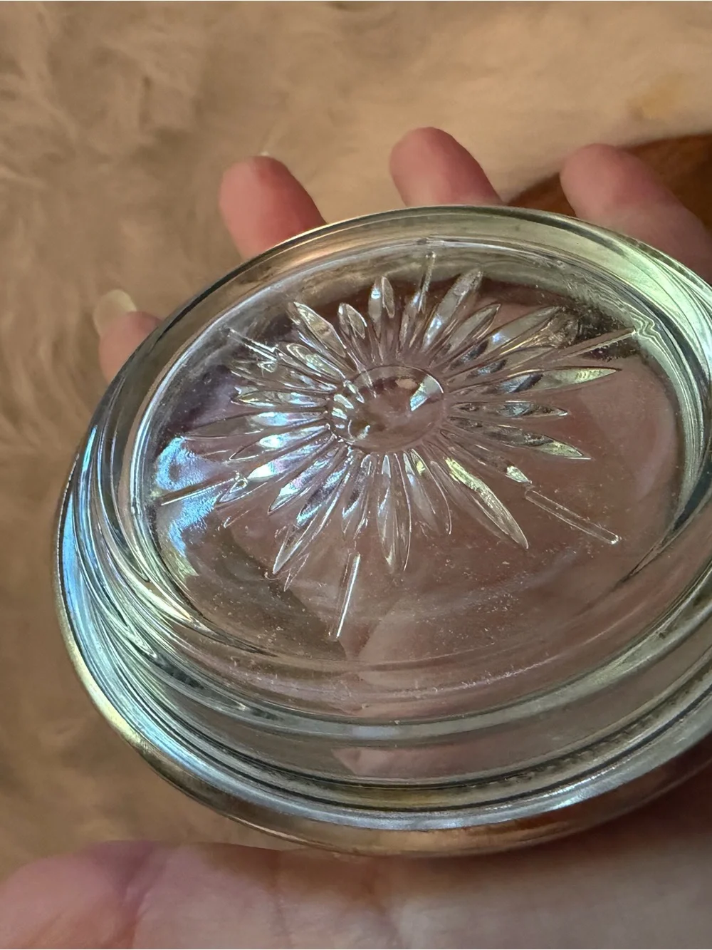 Glass and Silver Plated Starburst Coasters - Set of 4